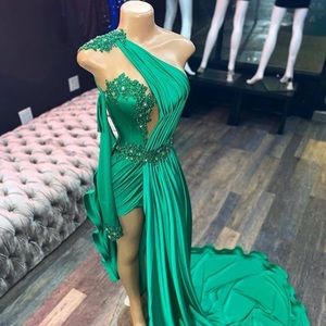 Green gown dress